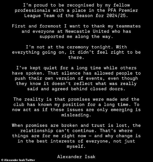 Just Days Ago He Released A Bombshell Statement Accusing The Magpies Of 'Broken Promises'