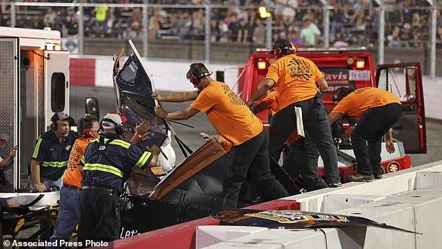 Track Crew Members Rip The Roof Off Of Robbie Brewer's Car To Remove Him On Saturday Night