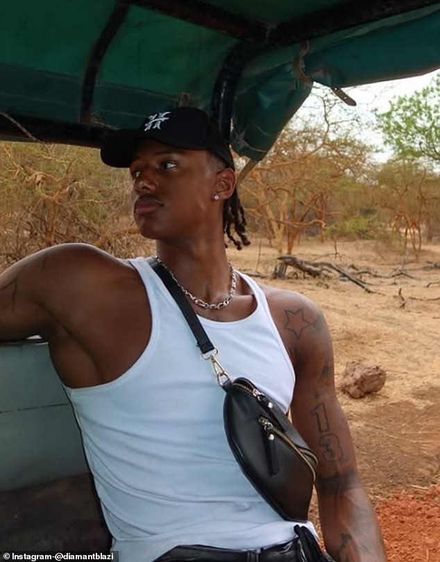 Blazi posted a picture in June to his Instagram of him enjoying a safari in Senegal