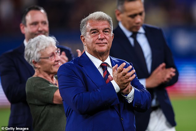The Spanish Champions Have Been Overspending On Their Wage Bill, Which Is Restricted By Laliga In Accordance To Each Club's Revenue. Pictured: Club President Joan Laporte