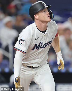 Eric Wagaman Is Seen Competing For The Marlins Earlier This Month