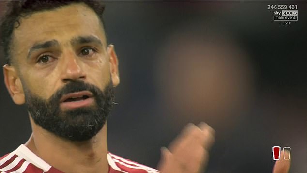 Mohamed Salah Broke Down In Tears After Liverpool Beat Bournemouth 4-2, Paying Tribute To Diogo Jota