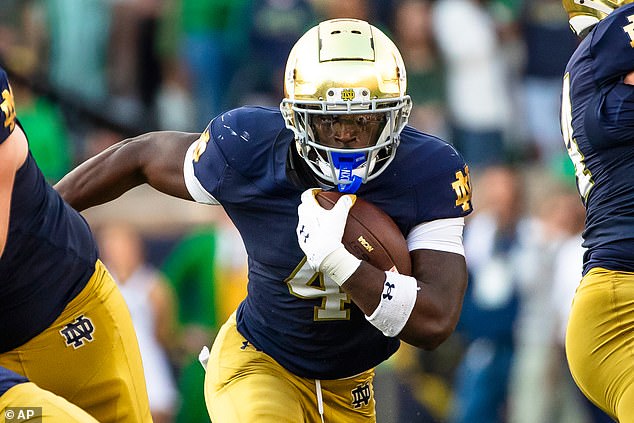 Notre Dame's football team unveiled a new logo, revamping its iconic signature Leprechaun