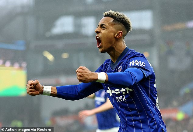 Nottingham Forest Have Offered £37.5Million For Ipswich Town Winger Omari Hutchinson (Above) And Are Closing On A £26M Deal For Rennes Forward Arnaud Kalimeundo (Not Pictured)