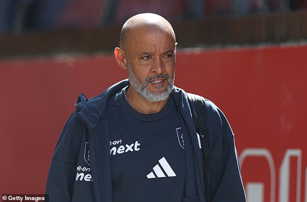 Nottingham Forest Manager Nuno Espirito Santo Pictured Arriving At Selhurst Park On Sunday