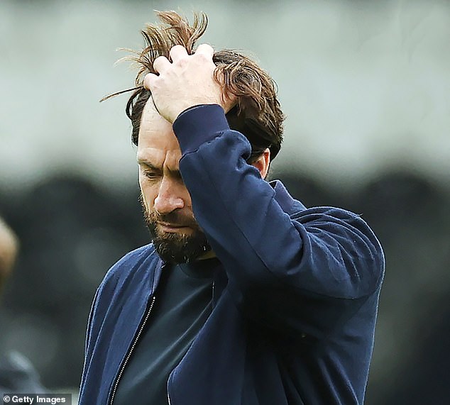 Rangers Boss Martin Cuts A Frustrated Figure At The End Of Sunday's 1-1 Draw At St Mirren