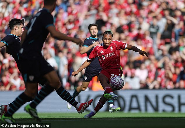 Rio Ngumoha Opened The Scoring For Liverpool Against Athletic Club With A Fine Solo Effort