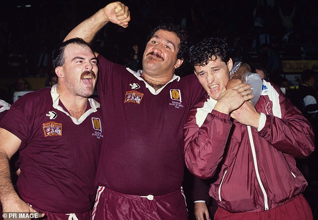 Backo (Pictured, Middle) Was A Cult Hero For Queensland At Origin Level And Was Also Named In The Indigenous Australian Team Of The Century