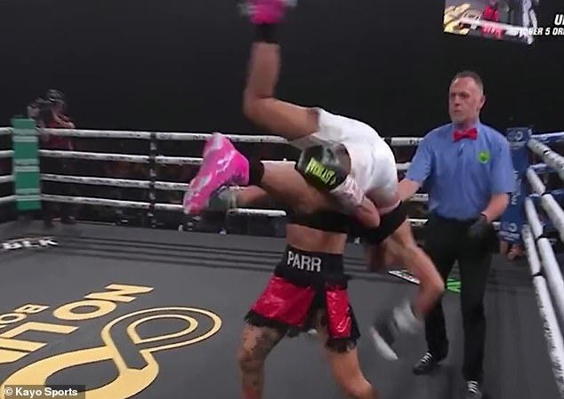 Aussie Boxing Star Jasmine Parr Sealed A Huge Victory Against  Efasha Kamarudin On Wednesday Night, But Bizarrely Appeared To Throw Her Opponent Over Her Shoulder