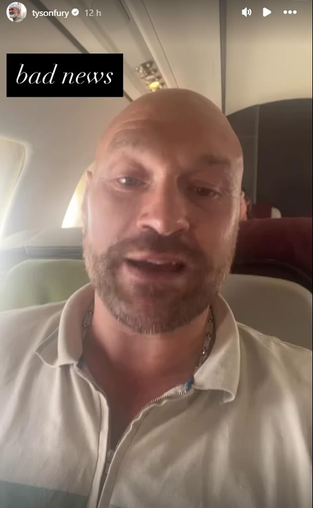 Tyson Fury's Plane Was Forced To Land After An Issue In An Ordeal That Left The Boxer 'Terrified'