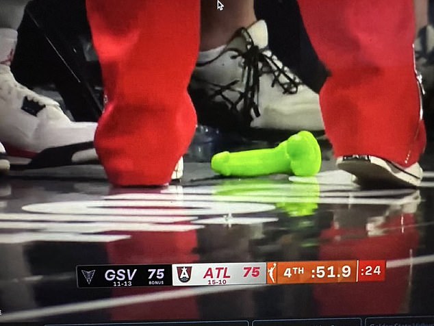 Similarly, On Tuesday Night, A Wnba Game Was Stopped After A Sex Toy Was Thrown On Court