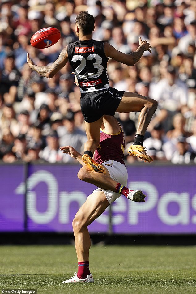 Steward Has Studied Youtube Footage Of Afl Star Bobby Hill (No23) Of Collingwood, Aiming To Replicate The Way He Leaps Above Opponents