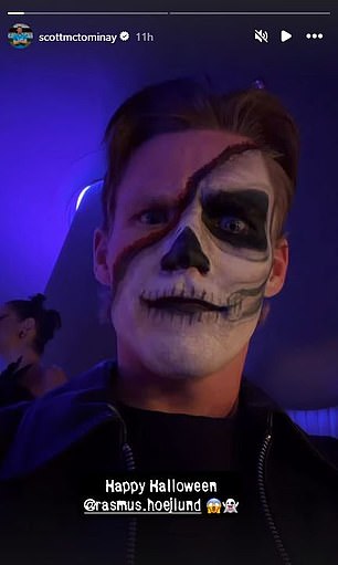 The Scotland International Went As A Skeleton