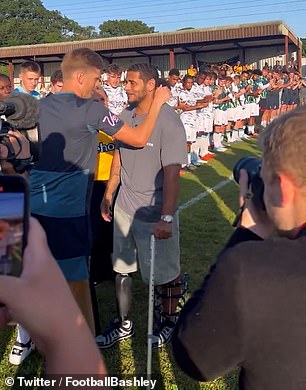 In July, Bashley Hosted Afc Bournemouth's Development Side In Aid Of The Footballer