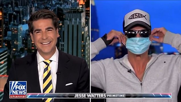 Kid Rock, Real Name Robert James Ritchie, Held Up A Mask Before Saying The Slur Live On Air, Which Sent Fox News Host Jesse Watters In Hysterics