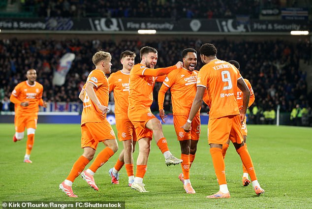 The Brazilian Is Mobbed By Team-Mates After His Strike In Edinburgh