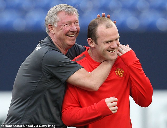 Rooney, Pictured With Sir Alex Ferguson During Training In 2011, Played As An Out-And-Out Striker But Wanted To Be Involved In The Game More