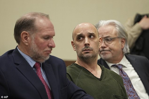 Sean Higgins (Pictured In April) Appeared In Court On Wednesday As He And His Defense Team Attempted To Have His Confession Thrown Out Ahead Of His Trial