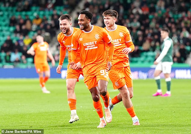 The Striker Fired In An Early Opener At Easter Road That Proved To Be The Winner