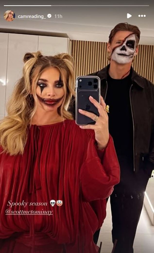 Scott Mctominay Posed With His Long-Term Partner Cam Reading Ahead Of Napoli's Halloween Party This Week