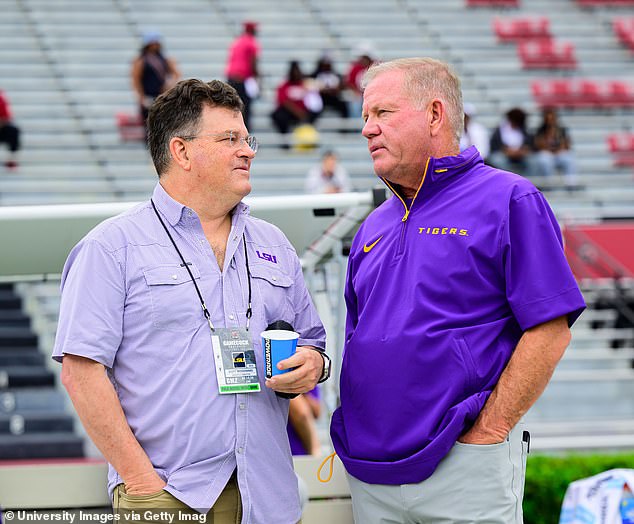 Athletic Director Scott Woodward (L) Has Left Lsu Just Days After Coach Brian Kelly (R) Was Fired