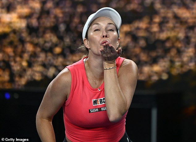 Collins Taunts The Crowd At The Australian Open Earlier This Year