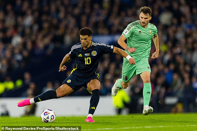 Torino Striker Che Adams Got On The Scoresheet For Scotland Against Belarus Last Time Out