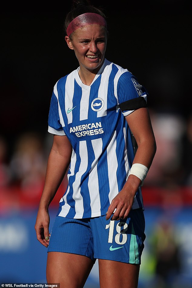 Brighton's Caitlin Hayes Also Opted Against Wearing A Poppy During Their Match With Man United