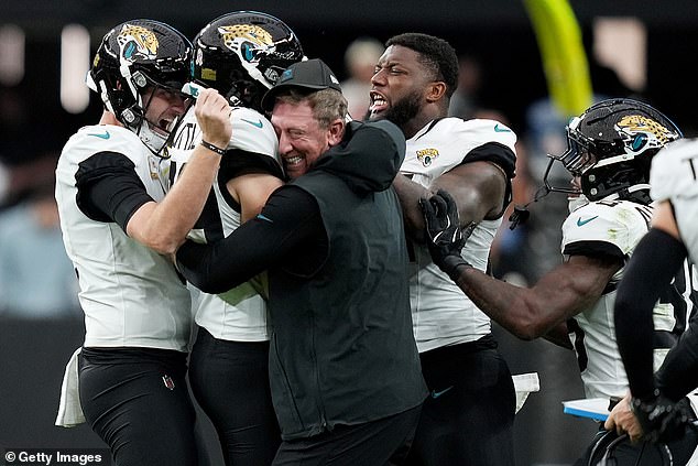 After Converting The Lengthy Kick, Little's Teammates And Coaches Mobbed Him On The Sideline