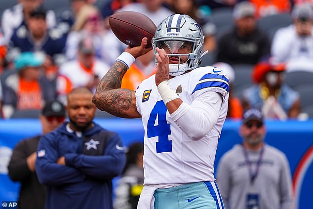 The Dallas Cowboys (Pictured: Quarterback Dak Prescott) Face The Arizona Cardinals