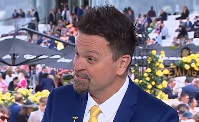 He Appeared On Channel Nine's Melbourne Cup Coverage Boasting A Full Head Of Luxurious Hair (Pictured)