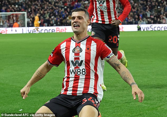 Granit Xhaka's Deflected Effort Levelled Things Just 41 Seconds Into The Second Half