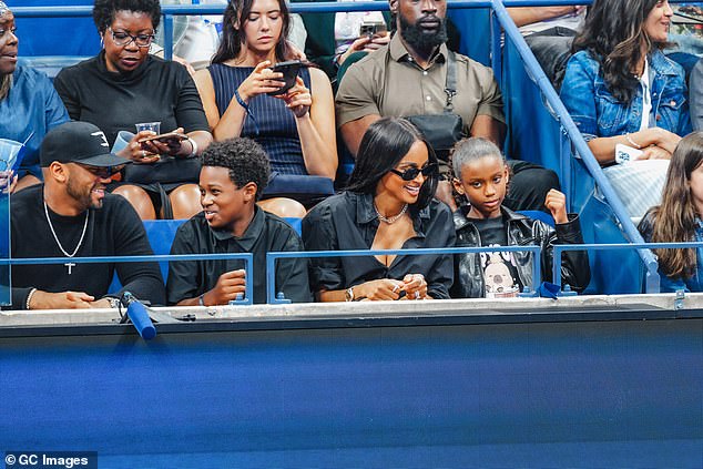 Russell Wilson, Ciara And Two Of Their Children Are Seen At Day 7 Of The 2025 Us Open