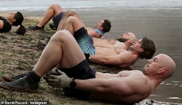 In August, Pocock Stunned Many Of His 386,000 Plus Followers With The Intensity Of His Early Morning Workouts, Which Are Often Staged In A Group Setting On The Murrumbidgee River (Pictured)