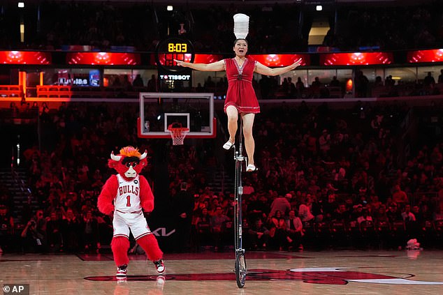 Red Panda Has Made Her Famous Unicycle Show A Staple Of Nba, Wnba And College Games