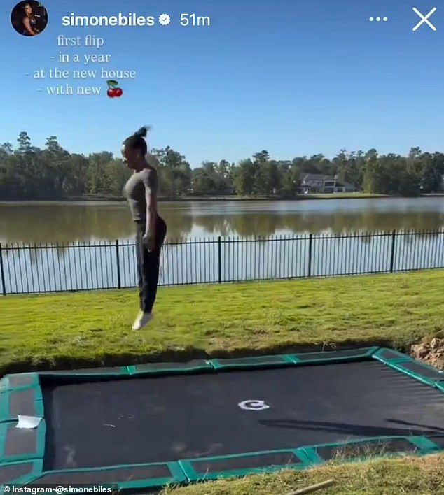 Biles Seemingly Revealed That She'd Gotten A Boob Job As She Posted A Video On Instagram