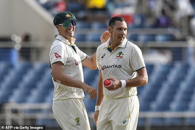 With Skipper Pat Cummins (Left) Out Injured, Paceman Scott Boland (Right) Will Be One Of Australia's Keys To Victory Over The Old Enemy In Perth