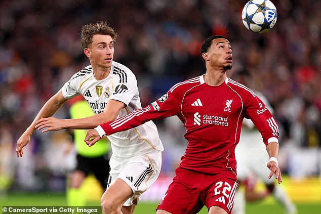 Dean Huijsen Had Some Nice Moments On The Ball But All Of Madrid's Defence Struggled