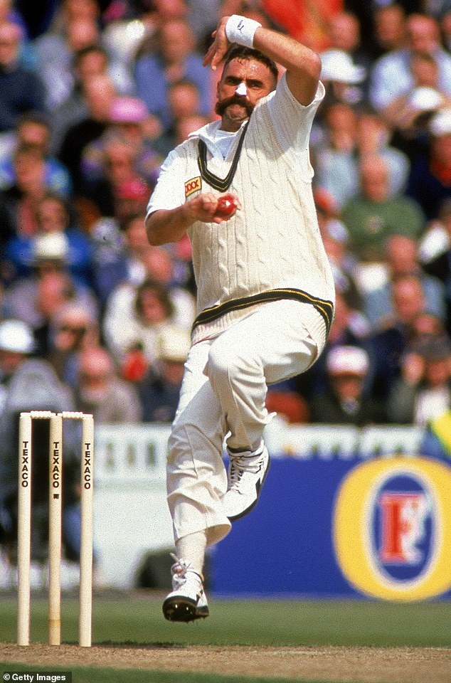 Cult Hero Quick Merv Hughes Was Criticised For His Body Shape (Pictured, During The 1993 Ashes Series)
