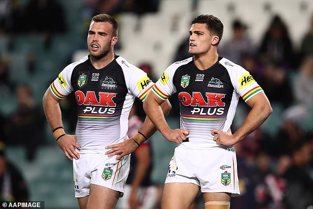 Kaide Ellis (Pictured Left With Nathan Cleary) Played Alongside Merrin At The Panthers And Dragons Before The Alleged Scam Took Place