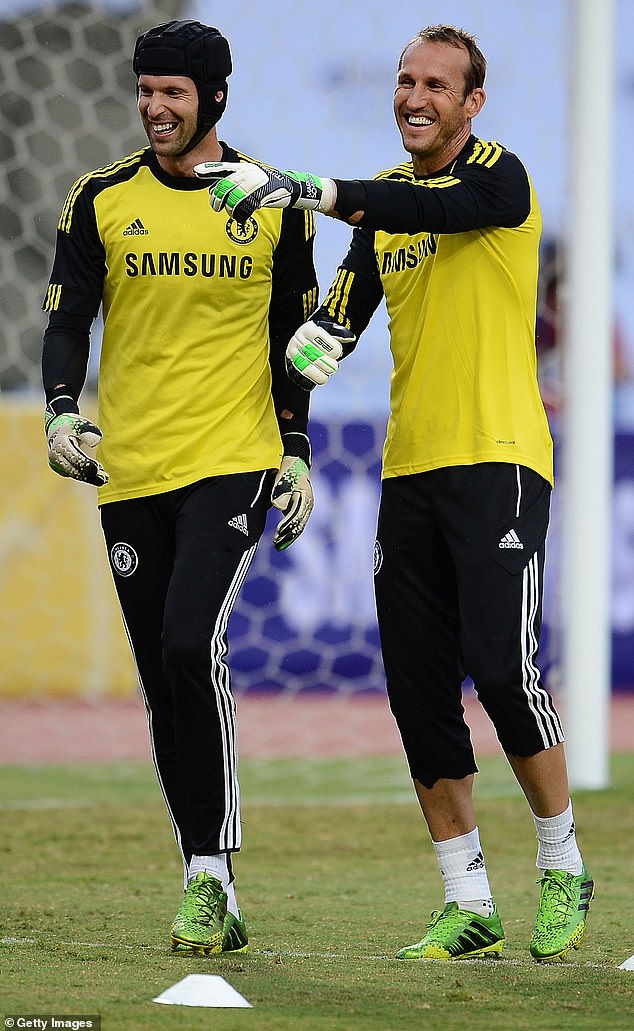 Schwarzer (Pictured, With Petr Cech) Joined Chelsea In 2013 Following A Call From Then Manager José Mourinho