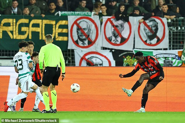 Franculino Dju Grabbed His Side's Third Goal Of The First Half With A Clinical Strike