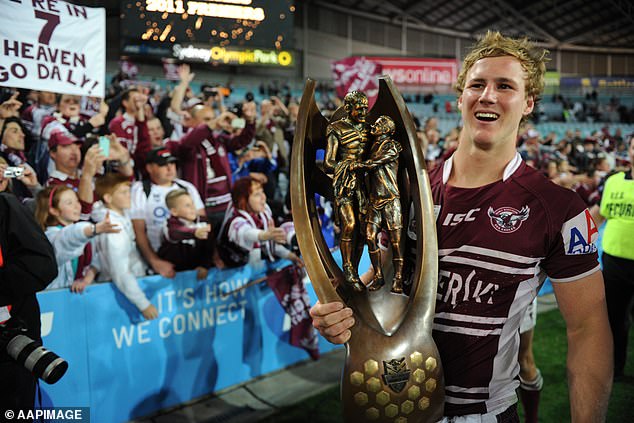 Cherry Evans Won A Premiership For The Manly In His Rookie Nrl Season In 2011