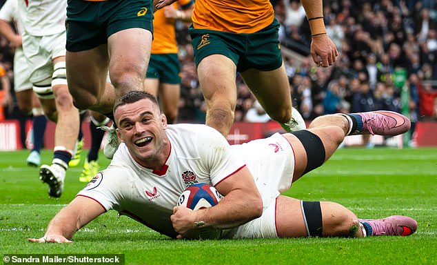 As Did The Try Of No8 Ben Earl As England Beat The Wallabies 25-7 At Twickenham