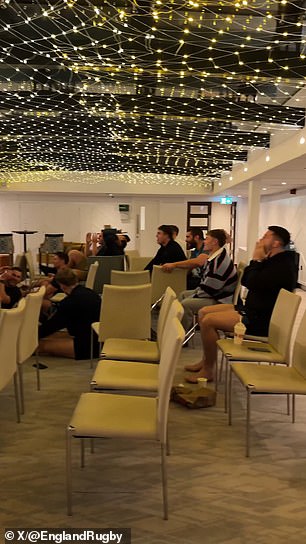 Some Covered Their Faces, Others Leapt From Their Seats As The Twist Played Out Live On The Big Screen