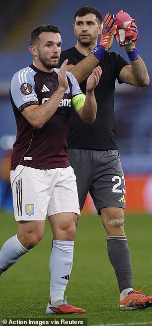Martinez Typically Takes The Armband When Mcginn Is Not On The Pitch