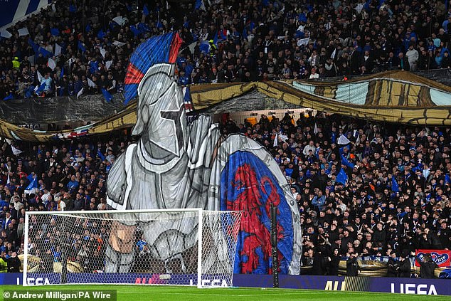 This Wonderful Tifo Was The Most Combative Thing About Rangers As They Went Down Too Easily To Roma At Ibrox