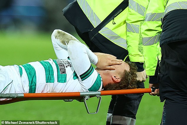 Celtic's Awful Night In Europe Went From Bad To Worse When Callum Osmand Was Stretchered Off With A Hamstring Injury