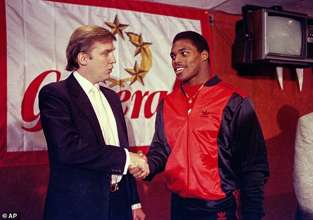 Trump Pictured During His Tenure As Majority Owner Of The New Jersey Generals Back In 1984