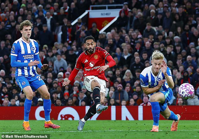 Cunha Scored His First Man United Goal In Their 4-2 Victory Against Brighton Last Month